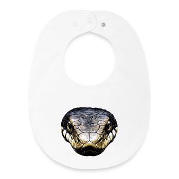 snake, python, cobra, rattlesnake, snakes - Baby Organic Bib - white - Front