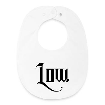 Männer Frauen Tshirt Tuning Car Auto Tief Low 2.0 - Baby Organic Lätzchen - Weiß - Vorne
