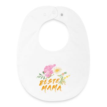 Meilleure maman - Bavoir bébé bio - blanc - Devant