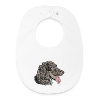 Quaildog - Baby Organic Bib - white - Front