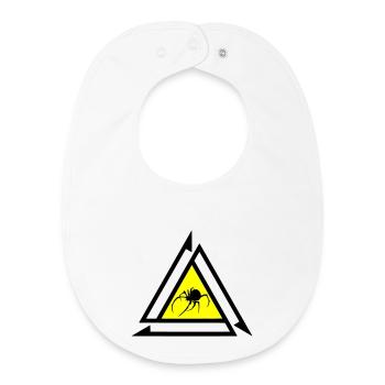 Spinne - Baby Organic Lätzchen - Weiß - Vorne