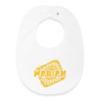 MARIAN Sunstamp - Bavoir bébé bio - blanc - Devant
