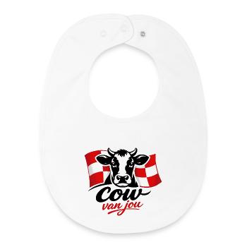 cow from you - Baby Organic Bib - white - Front