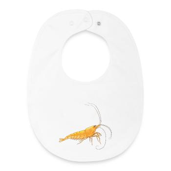 Orange Sakura - Bavoir bébé bio - blanc - Devant