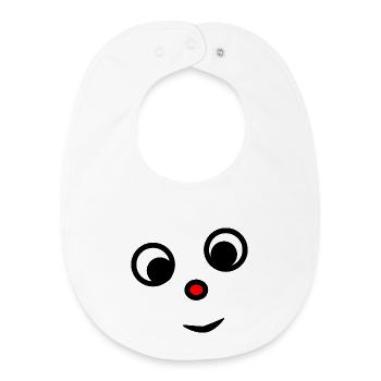 HUMOR. QUOTATION. MESSAGE. RETIREMENT. ANNIVERSARY. - Baby Organic Bib - white - Front