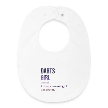 Darts - Baby Organic Lätzchen - Weiß - Vorne