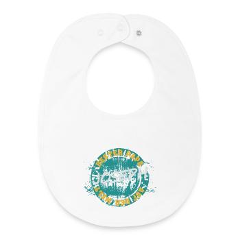 Joseph als Vater - Baby Organic Lätzchen - Weiß - Vorne