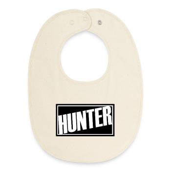 hunter hunter hunting hunting red pack hunting dog forest - Baby Organic Bib - soft Ecru - Front