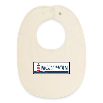 Niedersachsen Moin moin - Baby Organic Lätzchen - Natur - Vorne