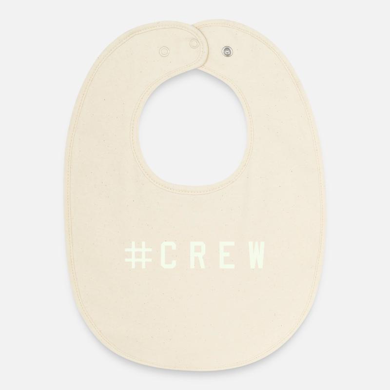 équipage - Bavoir bébé bio - écru doux