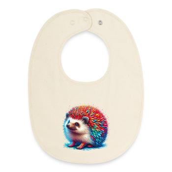 Igel - Baby Organic Lätzchen - Natur - Vorne