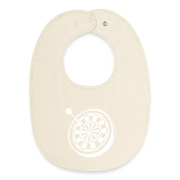 Dart Zeichnung - Baby Organic Lätzchen - Natur - Vorne