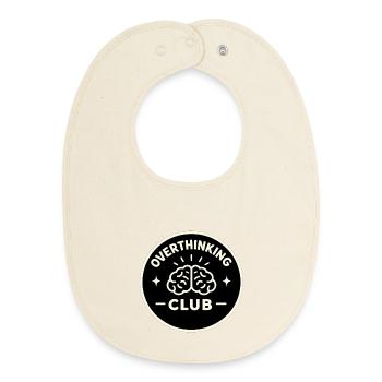 Overthinking Club - Baby Organic Lätzchen - Natur - Vorne