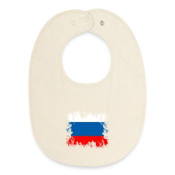 Slovenia - Slovenia - Baby Organic Bib - soft Ecru - Front
