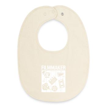 Filmemacher - Baby Organic Lätzchen - Natur - Vorne