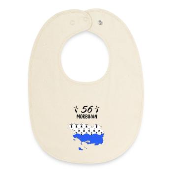 Morbihan - Baby Organic Bib - soft Ecru - Front
