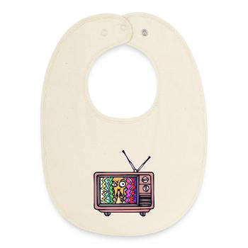 Fernsehabend Streaming Theater Movies Fernsehen - Baby Organic Lätzchen - Natur - Vorne