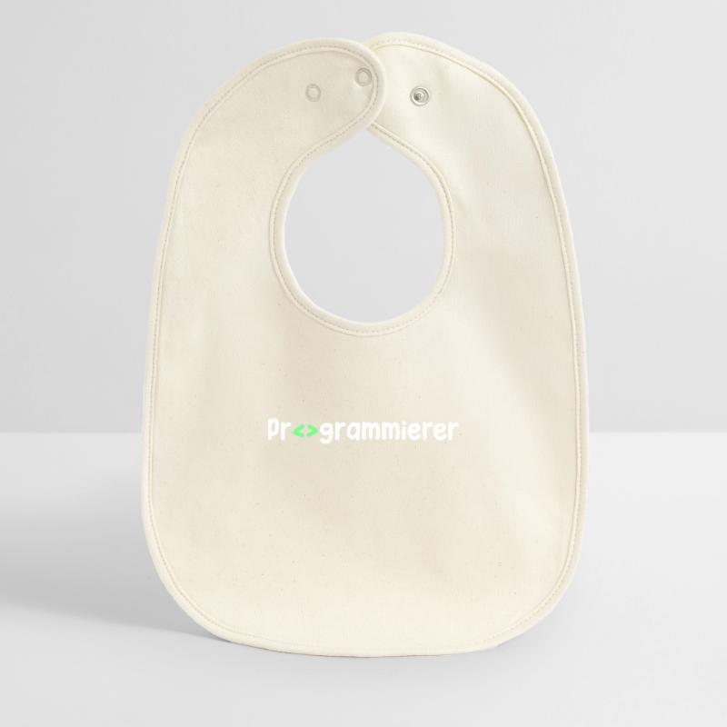 Programmierer Computerfreak Skripting Code Nerd Baby Organic Lätzchen
