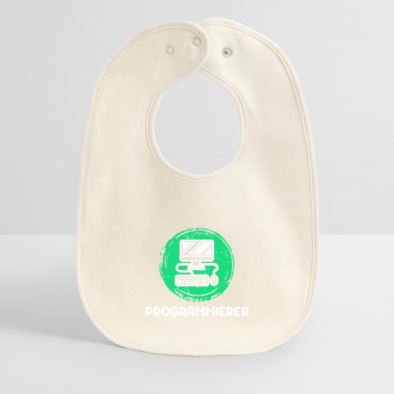 Computerfreak Skripting Developer Programmierer Baby Organic Lätzchen