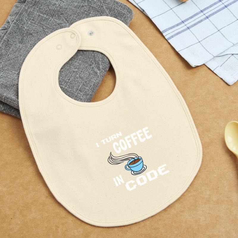 Developer Computerfreak Statement Programmierer Baby Organic Lätzchen