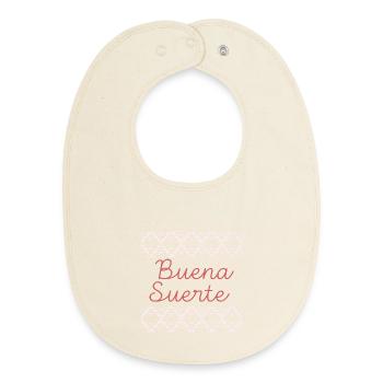 Viel Glück - Baby Organic Lätzchen - Natur - Vorne