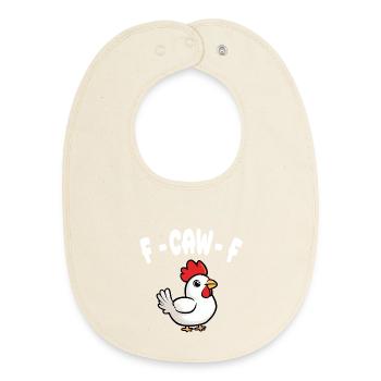 F-CAW-F - Huhn - Baby Organic Lätzchen - Natur - Vorne
