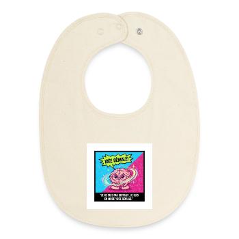 Geniale Idee Brain Pop - Baby Organic Lätzchen - Natur - Vorne