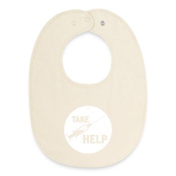 TAKE HELP - Baby Organic Lätzchen - Natur - Vorne