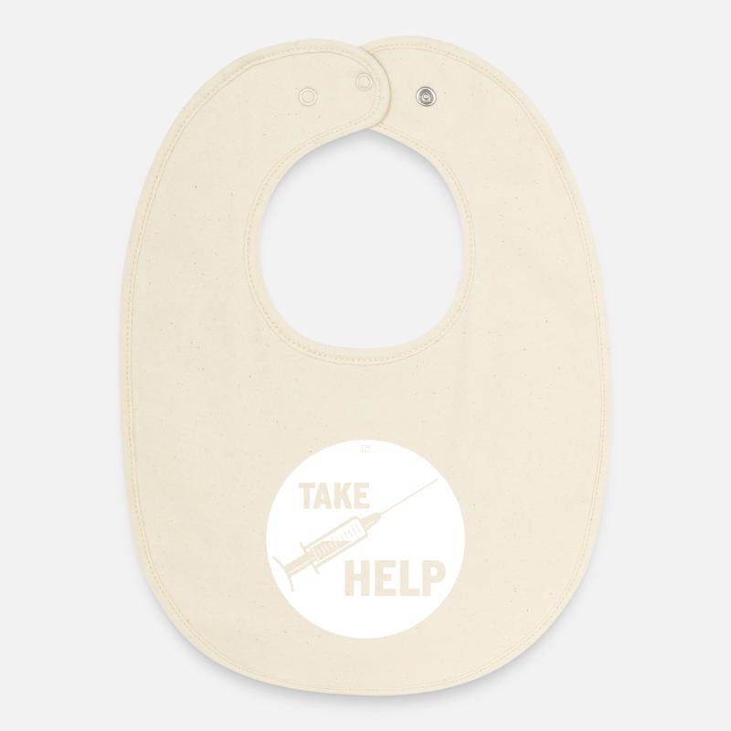 TAKE HELP - Baby Organic Lätzchen - Natur