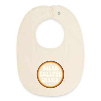 Solar eclipse chaser - Baby Organic Lätzchen - Natur - Vorne