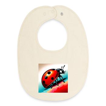 ladybird - Baby Organic Bib - soft Ecru - Front