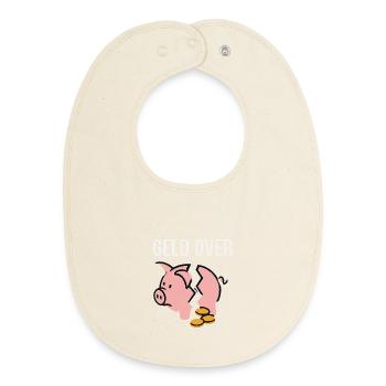 Geldverlust Piggy Bank - Baby Organic Lätzchen - Natur - Vorne
