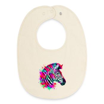 Zebra - Baby Organic Lätzchen - Natur - Vorne