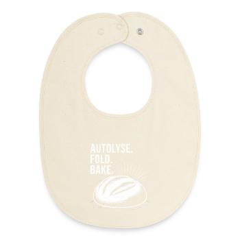 Bread Bold: Autolysekunst - Baby Organic Lätzchen - Natur - Vorne
