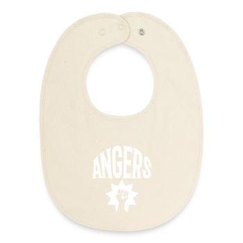 Angers - Baby Organic Bib - soft Ecru - Front