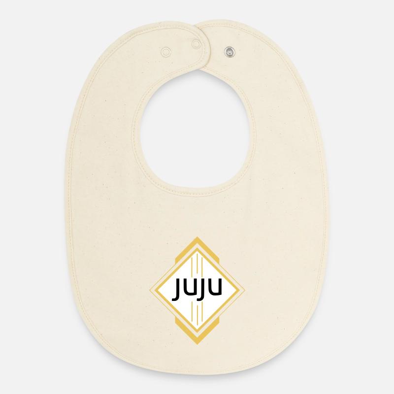 Juju - Baby Organic Bib - soft Ecru