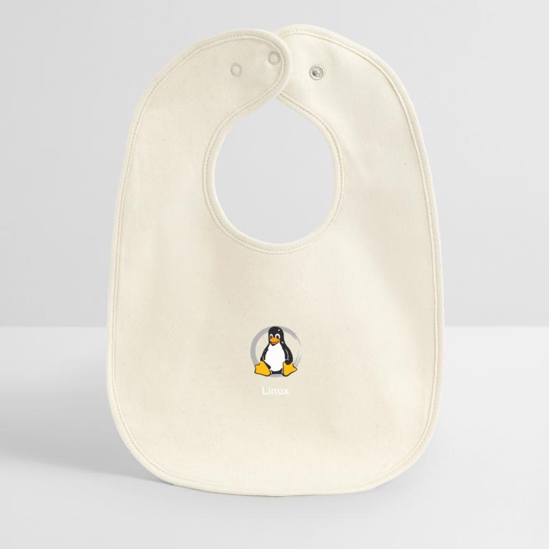 Pc computer Penguin nerd geek Programmer Admin Baby Organic Bib