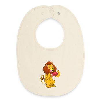 Löwe Fleisch - Baby Organic Lätzchen - Natur - Vorne