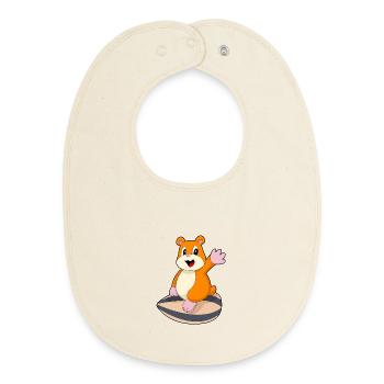 Hamster Samen - Baby Organic Lätzchen - Natur - Vorne