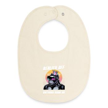 Birthday Gamer VR - Baby Organic Lätzchen - Natur - Vorne