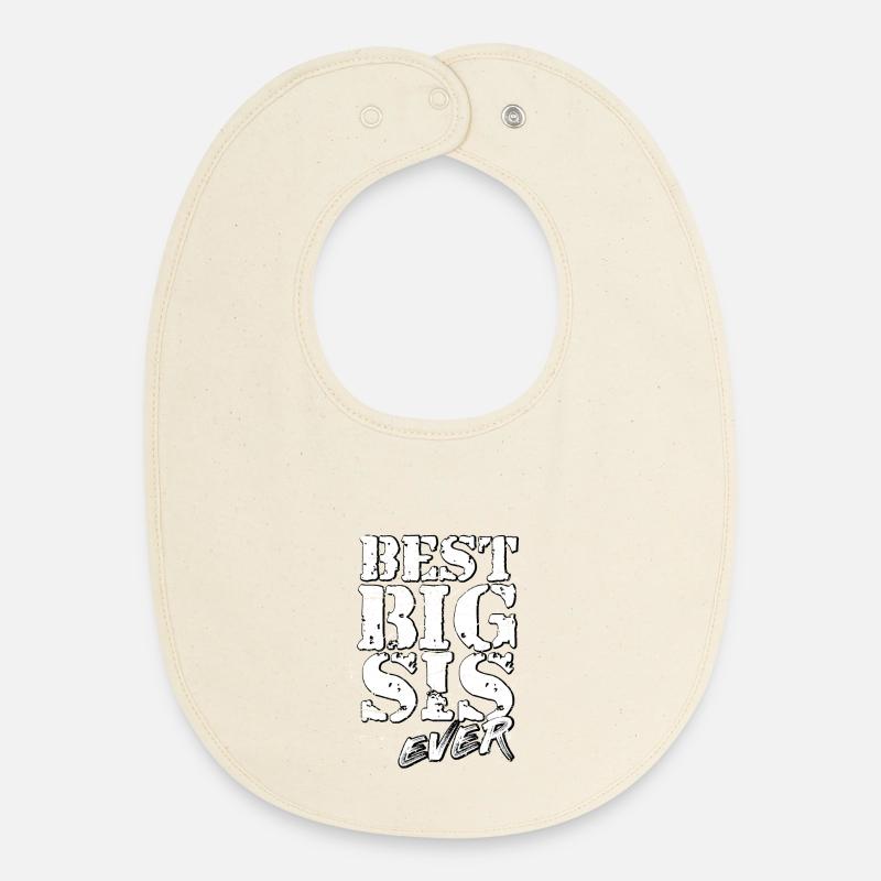 Soeur - Bavoir bébé bio - écru doux