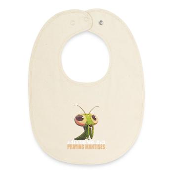Gottesanbeterinnen Gottesanbeterin - Baby Organic Lätzchen - Natur - Vorne
