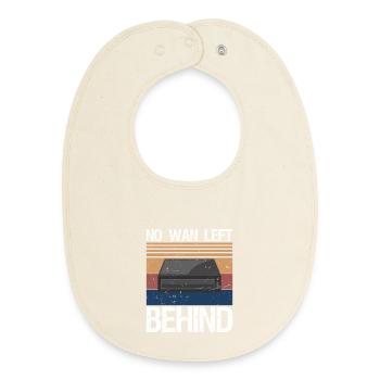 Funny Network Engineer - Baby Organic Bib - soft Ecru - Front