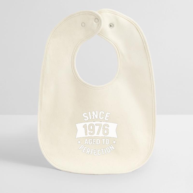 1976 – 50 Jahre Pullover oder Hemd als Geschenk Baby Organic Lätzchen