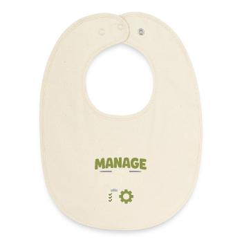 Familienvorsorge Notfallplaner Prepper - Baby Organic Lätzchen - Natur - Vorne