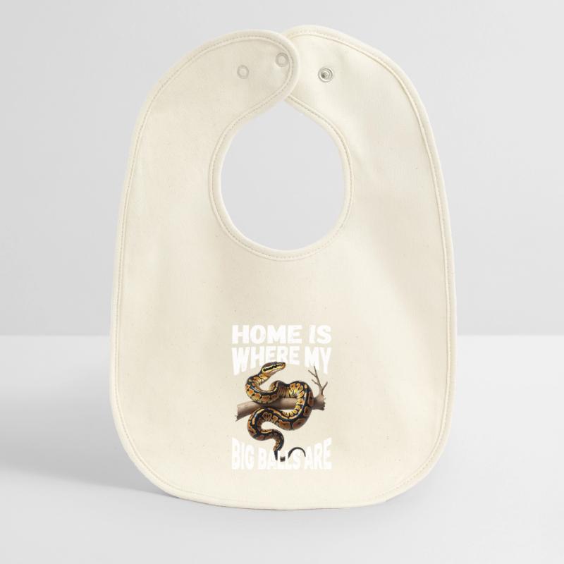 Python roi Serpents Amateurs de terrarium Python Bavoir bébé bio