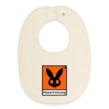 Hasenreizung - Baby Organic Lätzchen - Natur - Vorne