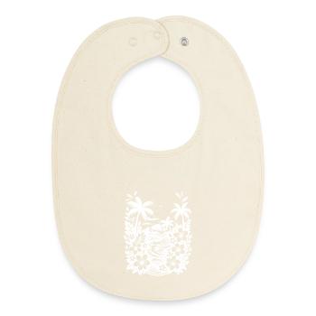 Beach weiss - Baby Organic Lätzchen - Natur - Vorne