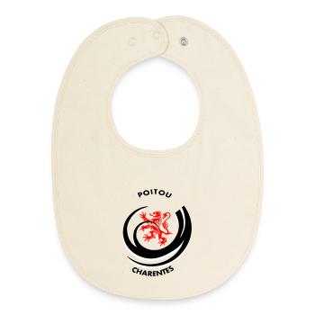 Emblem Poitou Charentes - Baby Organic Lätzchen - Natur - Vorne