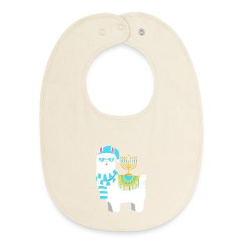 Chanukkah Hanukkah Hanukah - Baby Organic Lätzchen - Natur - Vorne